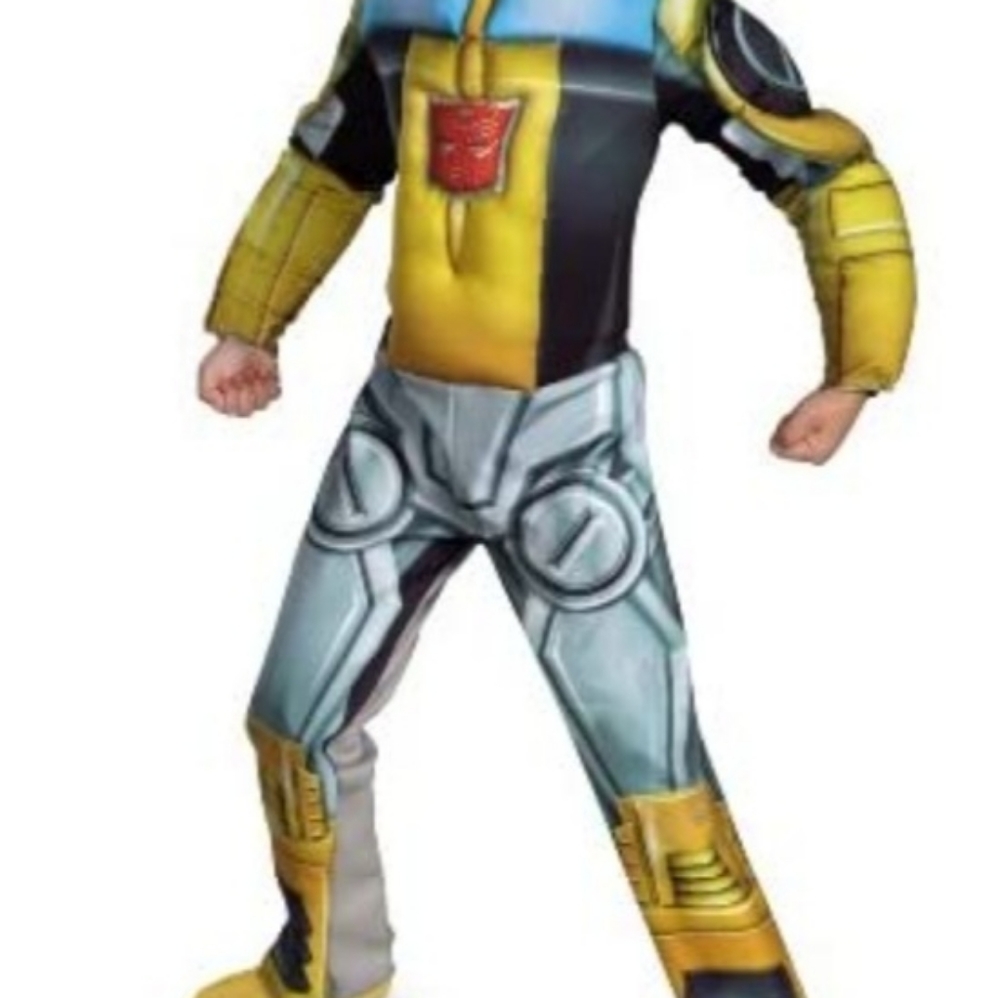 Hasbro Transformers Bumblebee Rescue Bot Halloween Costume Pretend Play 3T-4T